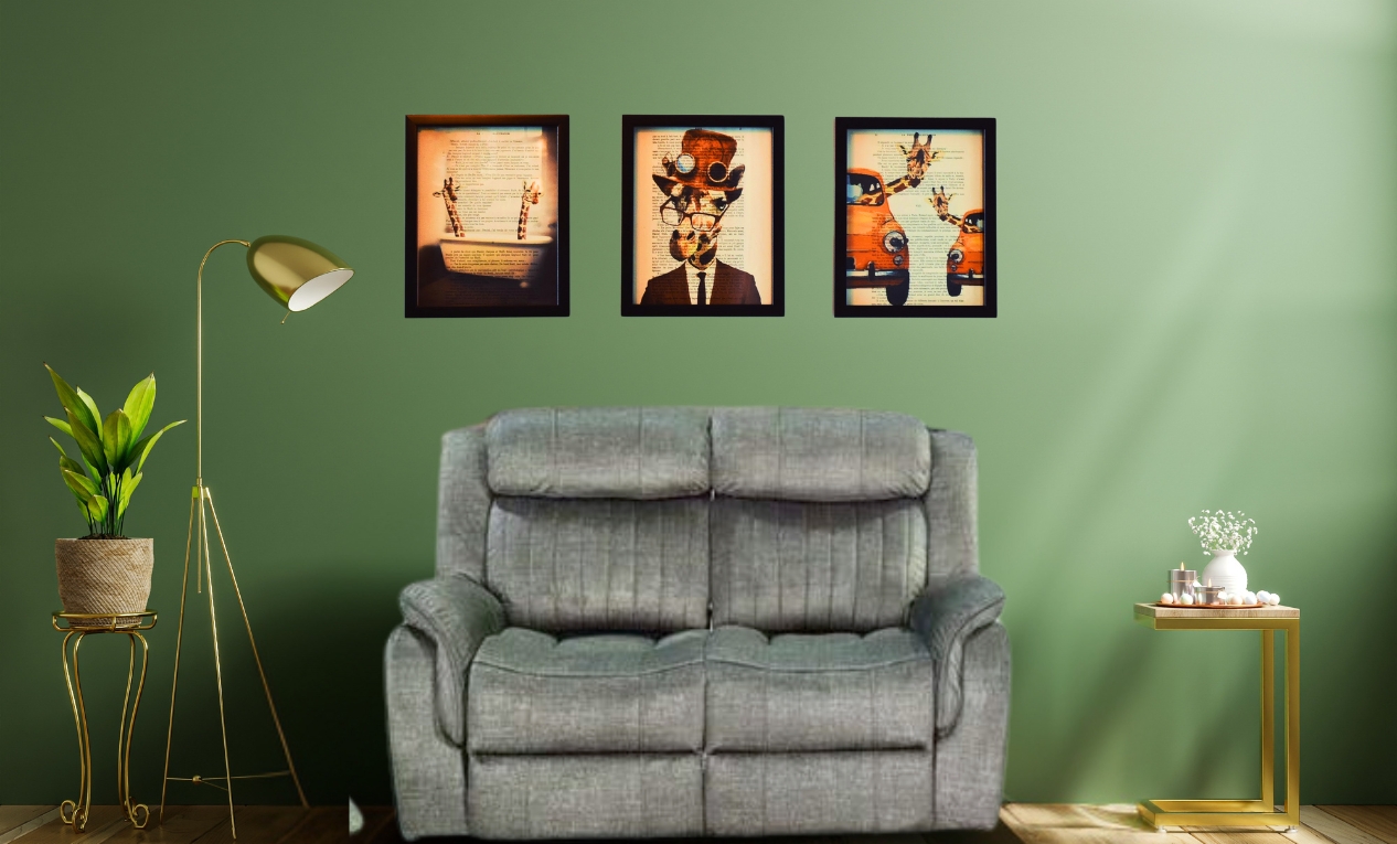 Hollywood 2 seater fabric recliner